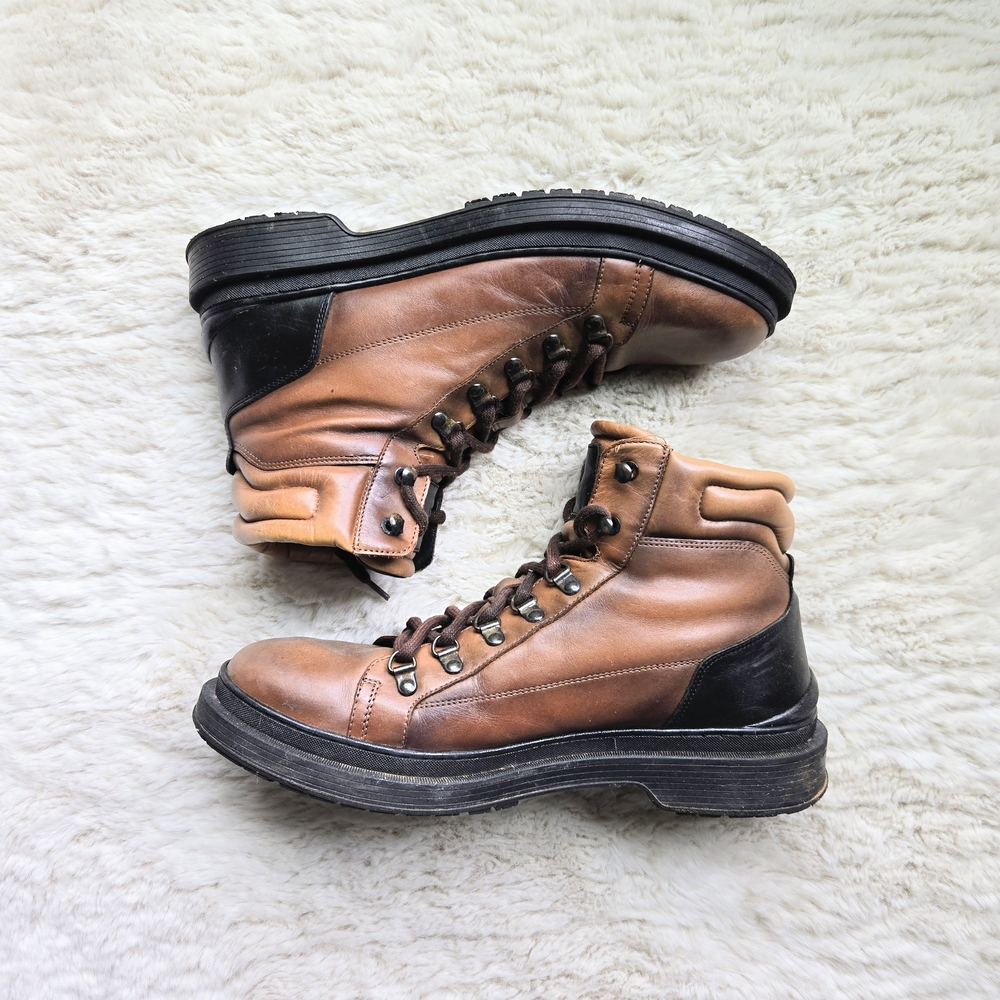 Rodd & Gunn Men's Brown and Black Leather Boots Alpine Trek Hijing Work Boots